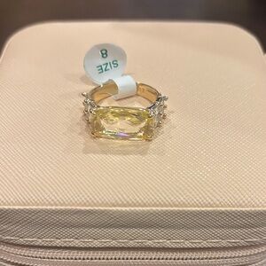 November 25: Citrine on Gold Ring